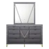 New Classic 00-B1826-DM New Classic 00-B1826-DM Symmetry - Dresser & Mirror - Gray