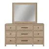 Liberty Furniture 780-BR-DM Proximity Place - Dresser & Mirror - Barley Buff
