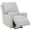 Coaster Fine Furniture 610524PP Sylmar - Chenille Upholstered Dual Power Lift Recliner - Dove Gray