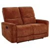 Coaster Fine Furniture 609575 Navarro - Chenille Upholstered Reclining Loveseat - Burnt Orange