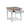 Liberty Furniture 762-OT1020 Turnberry Park - Rectangular End Table - Washed White