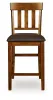 Ashley Furniture D594-124 Ralene - Upholstered Barstool (Set of 2) - Medium Brown