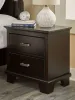 Ashley Furniture B441-92 Covetown - Two Drawer Night Stand - Dark Brown