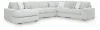 Ashley Furniture 25903S21 Ashley Furniture 25903S21 Stupendous - 6-Piece Sectional With LAF Corner Chaise - Alloy
