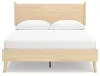 Ashley Furniture EB2444/231/157/113 Ashley Furniture EB2444/231/157/113 Cabinella - 3 Pc. - Dresser, Queen Platform Panel Bed - Tan
