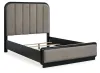 Ashley Furniture B821B2 Ashley Furniture B821B2 Rowanbeck - Queen Upholstered Panel Bed - Gray / Black
