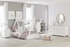 Ashley Furniture EB1810/230/231/122 Ashley Furniture EB1810/230/231/122 Hallityn - 3 Pc. - Bookcase, Dresser, Full Tent Complete Bed - White