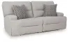 Ashley Furniture 93605S16 Ashley Furniture 93605S16 Acklen Place - 2-Piece Power Reclining Sectional Loveseat - Pewter