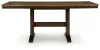 Ashley Furniture PCD651-32 Rylandeen - Rectangular Dining Room Counter Height Extension Table - Light Brown / Dark Brown