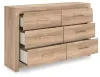 Ashley Furniture PCB1360-31 Kinlanni - Six Drawer Dresser - Tan