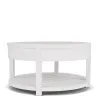 Riverside Furniture 30704 Rosalie - Round Cocktail Table - White