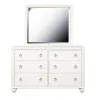 Samuel Lawrence Furniture S458-430 Bella - Framed Dresser Mirror with LED Lighting