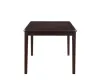 New Classic D1701-160-EBY New Classic D1701-160-EBY Gia - 5 Piece Dining Set (Table & 4 Chairs) - Ebony