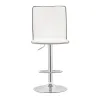 CoasterEveryday 122089 Ashbury - Upholstered Adjustable Bar Stool (Set of 2) - White