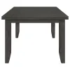 CoasterEveryday 102721GRY Dalila - Rectangular Wood Dining Table - Dark Gray