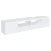Coaster Fine Furniture 704262 Jude - 2 Door Engineered Wood TV Stand - High Gloss White