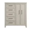 Intercon CR-BR-9705D-WSL-C Carlson - Gentleman's Chest - Washed Linen