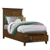 Intercon SM-BR-4325TS-TUS-C Intercon SM-BR-4325TS-TUS-C San Mateo Youth - Twin Storage Bed - Tuscan