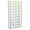 Coaster Fine Furniture 182037 Montara - Tempered Glass Wine Storage LED Curio Cabinet - Chrome