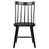 Coaster Fine Furniture 108546BLK Middleton - Solid Wood Dining Side Chair Black (Set of 2) - Black