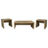 Coaster Fine Furniture 704128-S3 Lynette - 3 Piece Rectangular Coffee And End Table Set - Mango