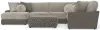 Jackson Furniture Industries 4047/73/59/30/75/28-29 Canyon - 4 Piece Sectional With Cuddler Seat Cushions, Included Accent Pillows And Cocktail Ottoman (Left Side Facing Chaise) - Umber