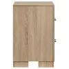 Coaster Fine Furniture 223112 Arielle - 2-Drawer Bedroom Nightstand With Casters - Light Oak