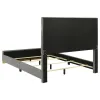 Coaster Fine Furniture 223091GRYKE-S4 Ines - 4 Piece Eastern King Bedroom Set - Gray And White High Gloss