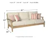 Ashley Furniture P801-838 Clare View - Sofa with Cushion - Beige