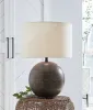 Ashley Furniture L207434 Hambell - Metal Table Lamp - Black / Gold Finish