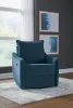 Ashley Furniture 4480128 Mcburg - Swivel Power Recliner - Navy