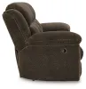 Ashley Furniture 37407/88/94 Ashley Furniture 37407/88/94 Frohn - 2 Pc. - Reclining Sofa, Reclining Loveseat With Console - Chocolate