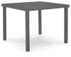 Ashley Furniture PCP326-615 Rocky Creek - Square Dining Table With Umbrella Option - Gray
