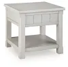 Ashley Furniture T729-2 Robbinsdale - Square End Table - Antique White