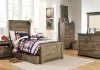 Ashley Furniture B446B8 Ashley Furniture B446B8 Trinell - Twin Panel Bed With 1 Large Storage Drawer - Brown
