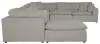 Jackson Furniture Industries 4445/31/59/28/6-26 Jackson Furniture Industries 4445/31/59/28/6-26 Posh - 6 Piece Modular Sectional With 2 Armless, 3 Corners, 1 Cocktail Ottoman - Dove