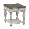Liberty Furniture 244-OT1020 Magnolia Manor - End Table - Antique White