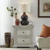 Liberty Furniture 361W-BR61 Liberty Furniture 361W-BR61 Big Valley - 2 Drawer Nightstand With Charging - Whitestone