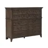 Liberty Furniture 297-BR32 Paradise Valley - 10 Drawer Chesser - Saddle Brown