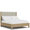 Riverside Furniture 91080-91081-91072 Riverside Furniture 91080-91081-91072 Davie - King Upholstered Bed - Light Brown