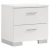 CoasterEssence 203500KW-S4 Felicity - 4 Piece California King Bedroom Set - White