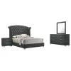 CoasterEveryday 223381Q-S4 Melody - 4 Piece Queen Bedroom Set - Gray