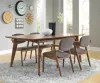 CoasterEveryday 105351-S5 Malone - 5 Piece Rectangular Dining Table Set - Dark Walnut