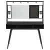 CoasterEssence 801404 Jessie - Writing Desk With Whiteboard And USB - Black