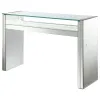 CoasterElevations 951766 Edna - Mirrored Acrylic Console Table LED Lighting - Silver