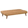 Coaster Fine Furniture 360234 Jenson - Upholstered Tufted Convertible Sofa Bed - Saddle Brown