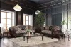 Furniture of America SM6416-LV Quirino - Loveseat - Light Brown / Dark Brown