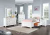 Furniture of America CM7413WH-T-BED Castile - Twin Bed - White