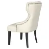 Coaster Fine Furniture 115572 Baney - Fabric Upholstered Dining Side Chair - Beige And Black