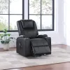 Coaster Fine Furniture 609475P Armstrong - Upholstered Power Lift Massage Recliner - Black